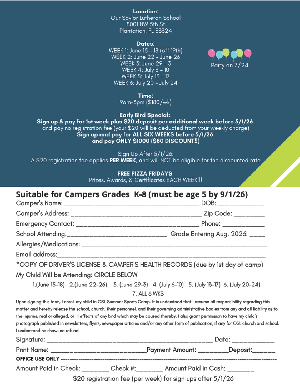 Summer Sports Camp 2026 pg 2